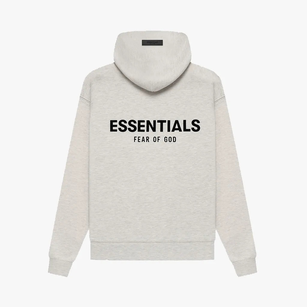 Fear of God Essentials Hoodie Light Oatmeal - -LUXSUPPLY