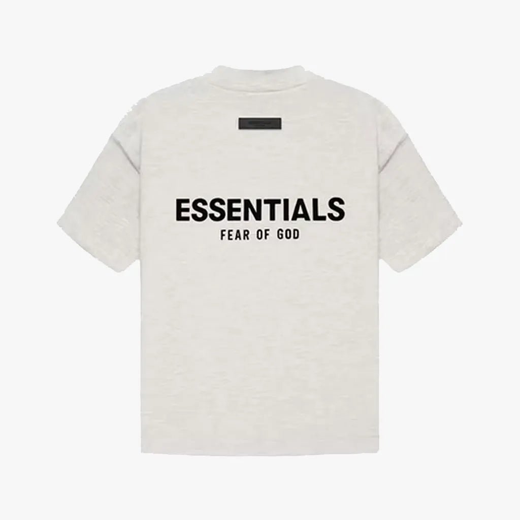 Fear of God Essentials T-Shirt Light Oatmeal - -LUXSUPPLY