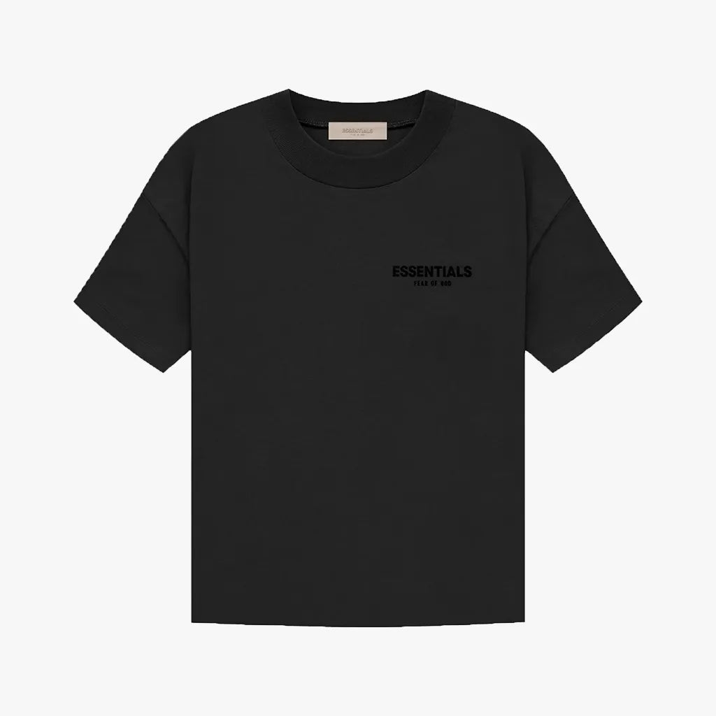 Fear of God Essentials T-Shirt Stretch Limo Black - -LUXSUPPLY